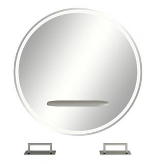 Miroir PERFECT avec tablette 2 places