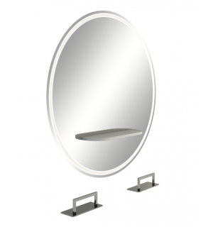 Miroir PERFECT avec tablette 2 places